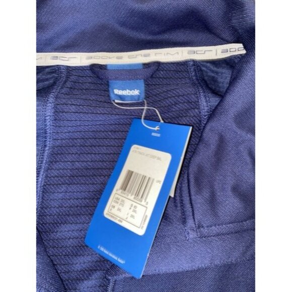 NWT Reebok Above The Rim Mens Navy Full Zip Track Jacket 2XL - Picture 4 of 4